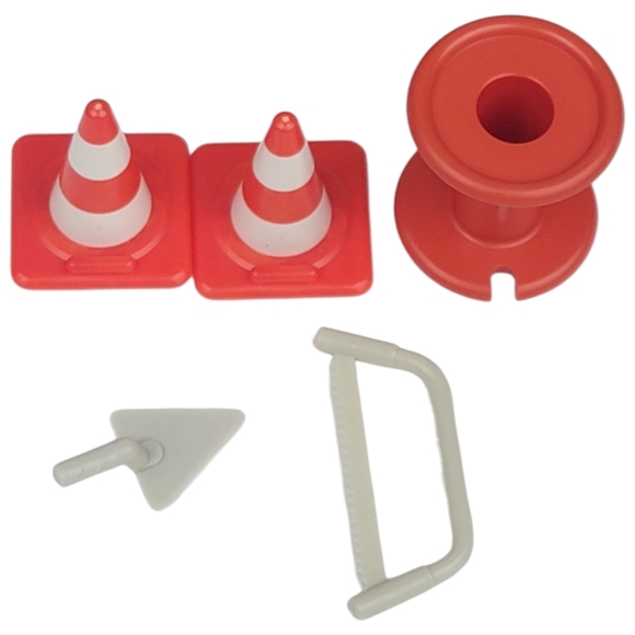 Playmobil System Construction Worker Deluxe Set No. 015 Replacement Pieces Lot - Picture 2 of 6